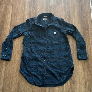 Carhartt Men's Dark Blue Casual Shirt